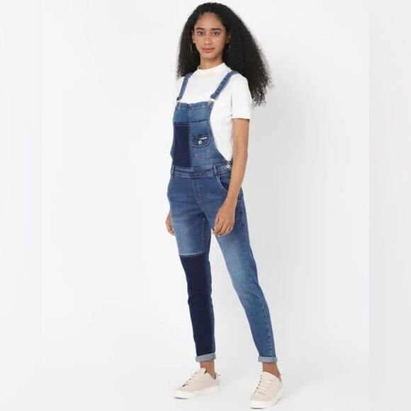 Super dry denim overalls XS - Picture 1 of 6